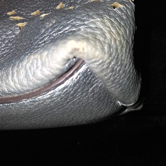 Silver Laser Cut TOTE Gold Inside - Picture 7 of 8